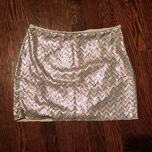 Ella Moss Sequin Mini Skirt